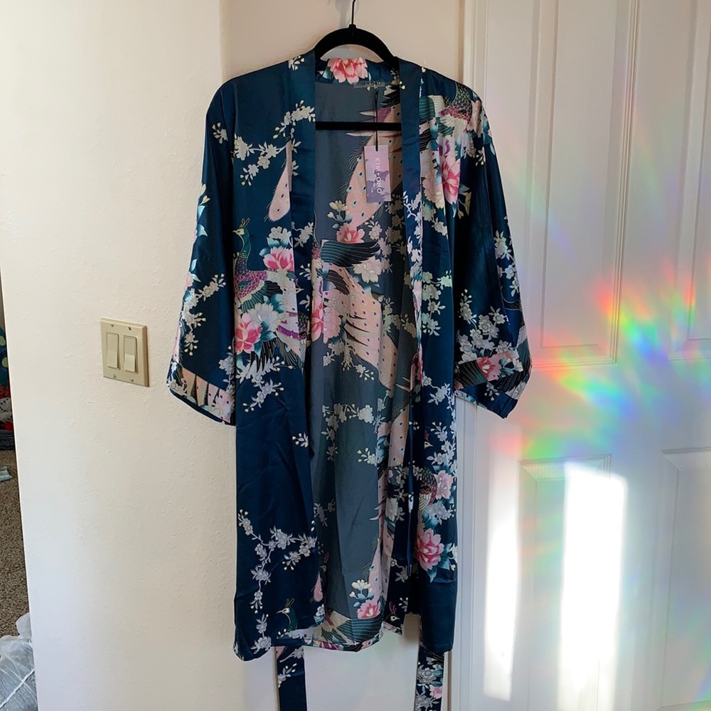 Kim + Ono Peacock kimono